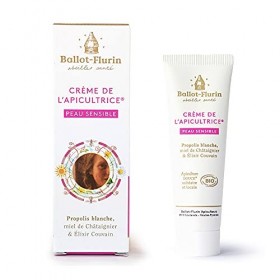 Ballot Flurin - Crème Apicultrice Peau Sensible - Propolis blanche - Fabriqué en France - Certifié Cosmébio - Tube de 30ml