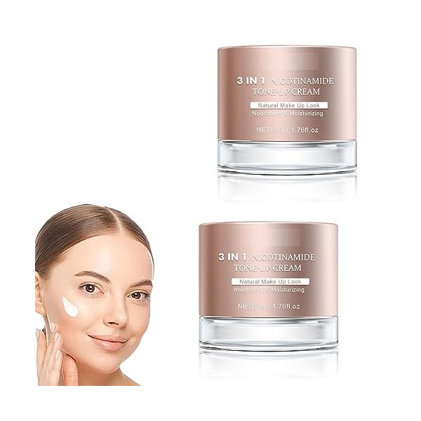 3-in-1 Tone up Cream, 3-in-1 Brightening Cream, 3 In 1 Whitening Sunscreen Cream, Deep Hydration Makeup Cream, Toning Light M