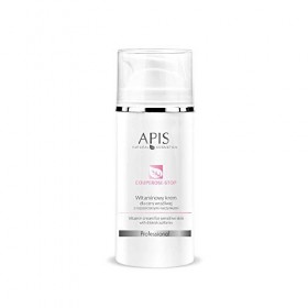 APIS COUPEROSE-STOP Crème vitaminée pour peaux sensibles avec problèmes de couperose avec vitamine C, ginko, céramides et aci