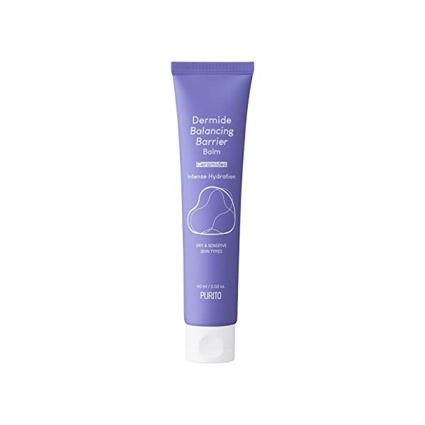 PURITO| Baume barrière équilibrant Dermide 60 ml/2,02 oz. Vegan, sans cruauté envers les animaux, hydratant, barrière cutanée