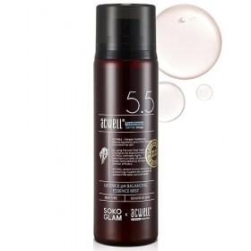 ACWELL Brume de Visage Hydratante à lEssence de Réglisse qui Équilibre le pH 100ml Apaisante et Hydratante à lEau de Réglis