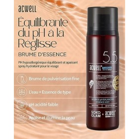 ACWELL Brume de Visage Hydratante à lEssence de Réglisse qui Équilibre le pH 100ml Apaisante et Hydratante à lEau de Réglis