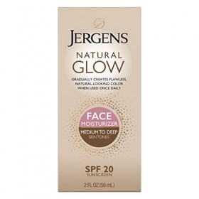Jergens Natural Glow Healthy Complexion Daily Facial Moisturizer For Medium to Tan Spf 2 60 ml Moisturizer