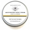 99% Naturel CRÈME RICHE NUIT - MIEL & LAVANDE - 100 g par BEES of BRITAIN Pour Peaux Sensibles. pH 5,5. On donne 5% de Bénéfi