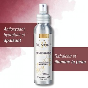 RENORA | Multi-Vitamins Mist, Antioxidant Facial Beauty Mist| Moisturises, Soothes, Rejuvenates and Revitalises| Refreshes an