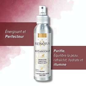 RENORA | Brume de beauté énergisante et perfectionnante pour le visage | Botanique| Purifie, équilibre la peau, rafraîchit, h