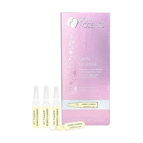 Inspira Skin Accents Energy C Complex Ampoules raffermissement de la peau pour une peau jeune