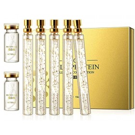 VPOID Sérum pour le visage doré - Fil de soie actif - Combinaison de fil de protéines solubles et dessence nano-or - Fade Fi