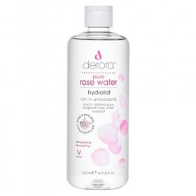 Derora Eau de rose pure – Spray hydrolat 100% pur et naturel | Soin de la peau pour apaiser et hydrater la peau, le visage et