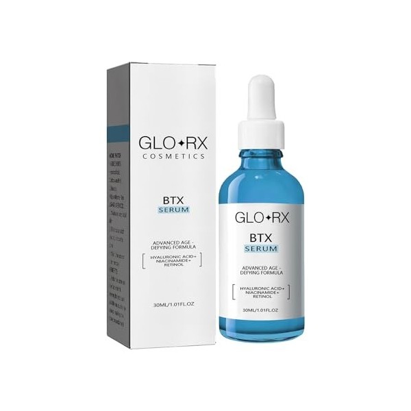 30ml GLORX Botox Face Serum, GLO RX Botox Face Serum, GLO RX BTX Serum, Botox Stock Solution Facial Serum, For All Skin Types