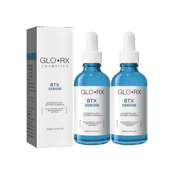 30ml GLORX Botox Face Serum, GLO RX Botox Face Serum, GLO RX BTX Serum, Botox Stock Solution Facial Serum, For All Skin Types