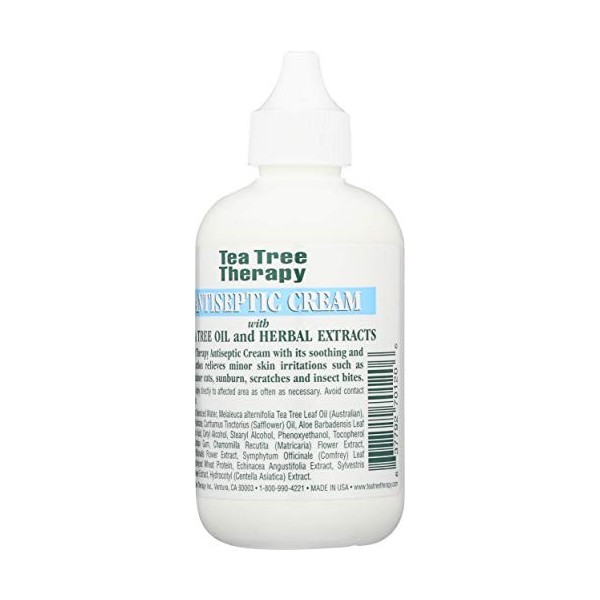 TEA TREE - Antiseptic Cream - 4 fl. oz. 118 ml 