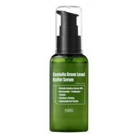 PURITO Centella Vert Niveau Buffect Sérum 60 ml2 fl oz, sérum pour le visage, Centella Asiatica, SÉRUM visage de récupération