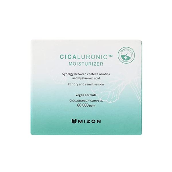 [MIZON] CICALURONIC MOISTURIZER 50ML Hydrantat - Acide Hyaluronique & Centella Asiatica - VEGAN - Cosmétique Coréen