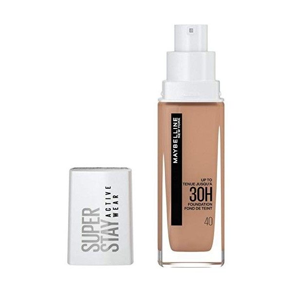 Maybelline New-York - Fond de Teint Liquide Longue Tenue, Sans Transfert, Haute Couvrance - Superstay Active Wear 30h - Teint