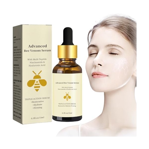 Vintesse Advanced Bee Venom Serum - Vintesse Bee Serum, Vintesse Serum, Anti-Aging Bee Venom Serum, Hyaluronic Acid Moisturiz