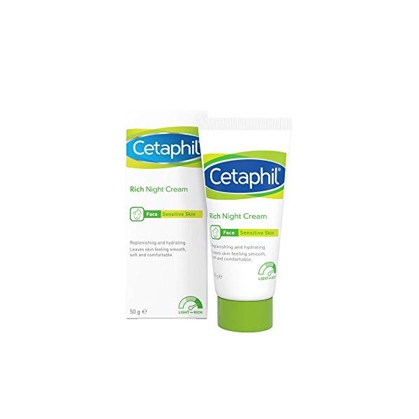 Cetaphil Rich Night Cream, 50 G , Lot De 1 