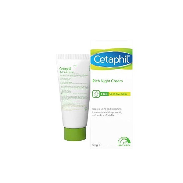 Cetaphil Rich Night Cream, 50 G , Lot De 1 