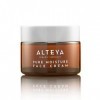 Alteya Organics Rose lumineuse Pure Moisture Crème visage 50ml - Soins de la peau naturels purs certifiés biologiques NaTrue