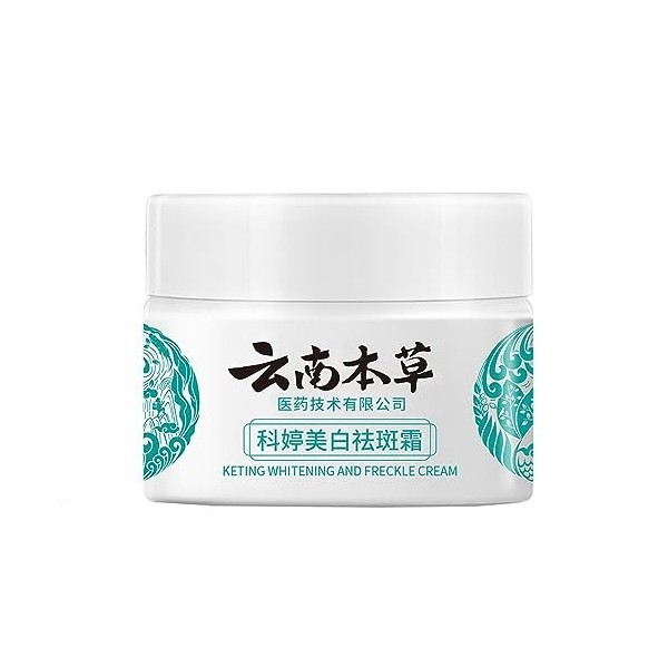 Crème anti-taches blanches, Crème blanchissante pour taches de rousseur, correcteur de taches foncées pour le visage, crème h