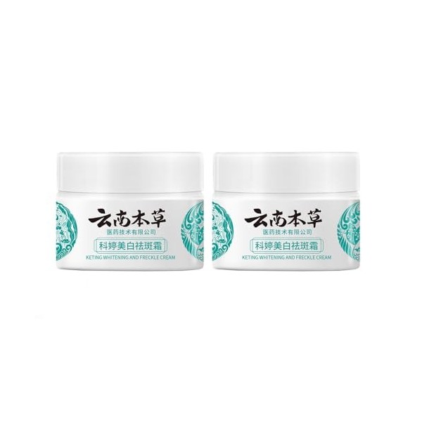 Crème anti-taches blanches, Crème blanchissante pour taches de rousseur, correcteur de taches foncées pour le visage, crème h