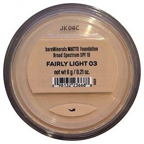 Bare Minerals Fond de teint minéral fini mat SPF15 03 Fairly Light 6g