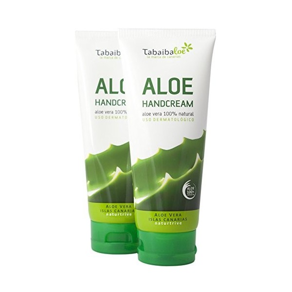 TABAIBA Aloe Vera Crème Visage/Vorps 300 ml x 4 Unités Crème Jour et Nuit
