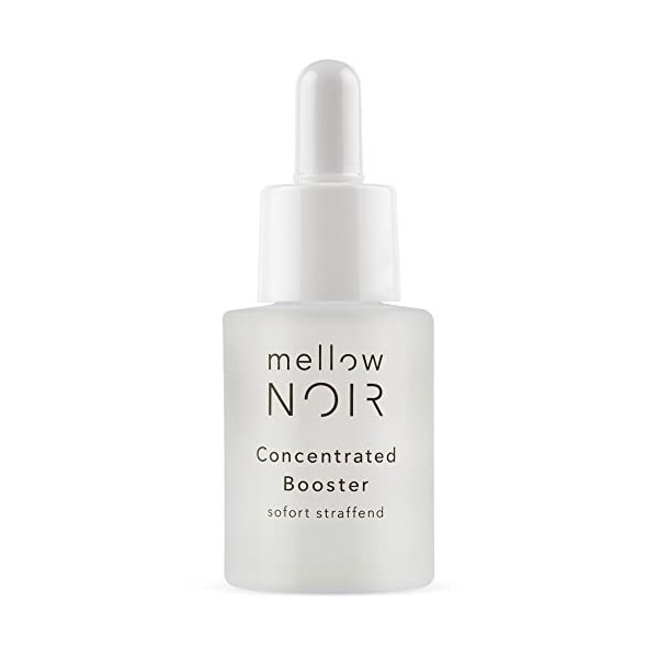 mellow NOIR Concentrated Booster | ACTION IMMÉDIATE | Végan, Climatiquement Neutre, Naturel, Certifié | Sérum Visage Anti-âge