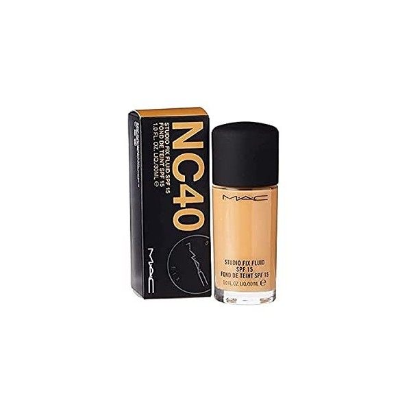 MAC Studio Fix Fluid SPF 15 Fond de Teint Mat Naturel Tonalité NC42 30 ml