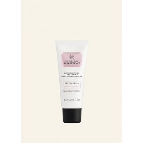 The Body Shop Skin Defence Protection solaire SPF 50 Pa +++ Finition légère SPF 50 Pa + + Aide à protéger de la pollution