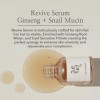 Beauty of Joseon Serum Line Revive Sérum Ginseng + Mucine dEscargot 30 ml, 1 fl oz.