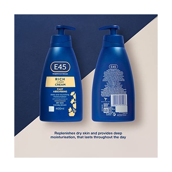 E45 Rich 24 Hours Crème hydratante 400 ml