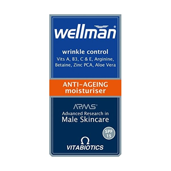 Vitabiotics Wellman Skin Anti-Ageing Moisturiser 50 ml