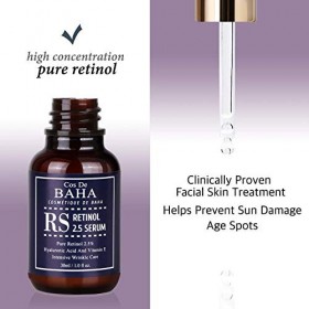 Cos De BAHA Sérum rétinol hydratant pour le visage pour lutter contre le vieillissement et les rides - 1Fl-Onces 30ml