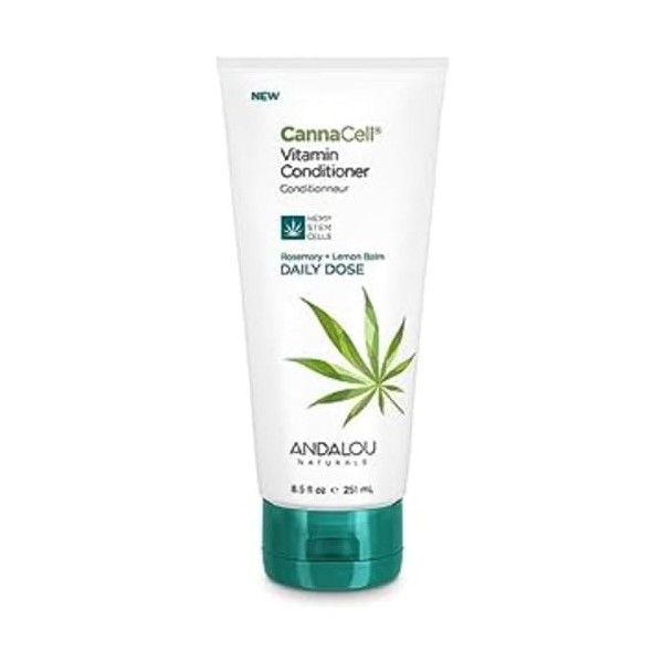 Andalou Naturals CannaCell Vitamin Conditioner, Daily Dose, 8.5 Ounce