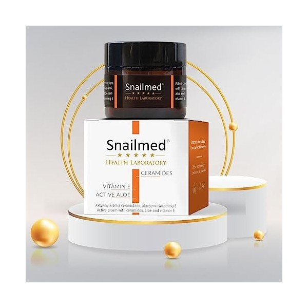 Snailmed - crème nourrissante et hydratante Snailmed avec des ingrédients actifs hautement concentrés dorigine naturelle. 60