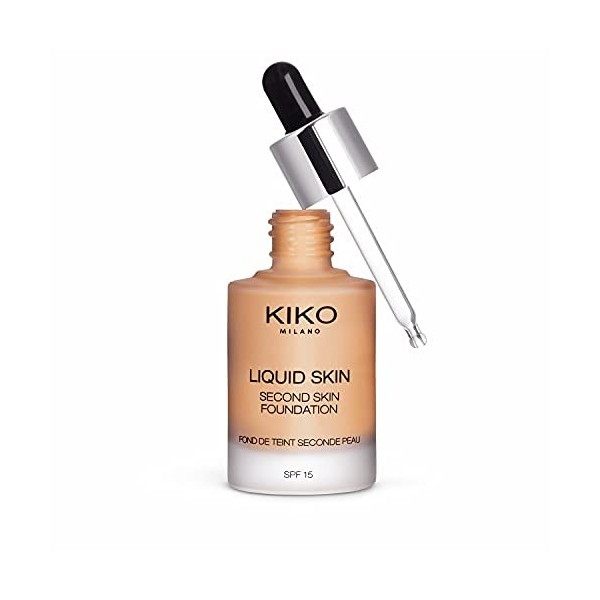 KIKO Milano Liquid Skin Second Skin Foundation 05 | Fond de Teint Fluide Effet Seconde Peau