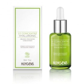 HUYGENS - Le Concentré Hyaluronique BIO - Sérum Jour Revitalisant à LAcide Hyaluronique - 15mL- 99% Naturel - Vegan - Made I