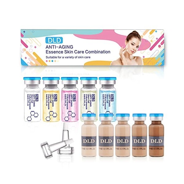 BB Starter Kit BB Cream Pigment Set BB Ampoule Serum Starter Kit pour le soin de la peau Hydratant et hydratant Restaure le t
