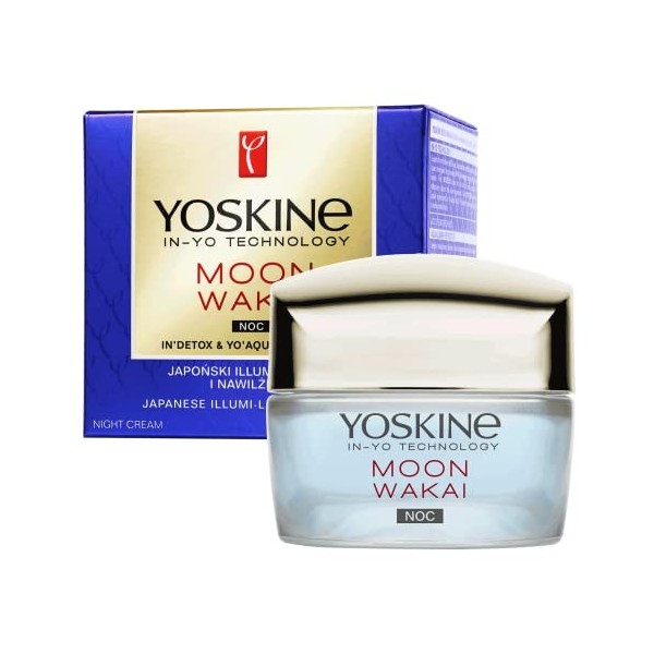 Yoskine Moon Wakai Night Cream, Illumi-lift & moisturising