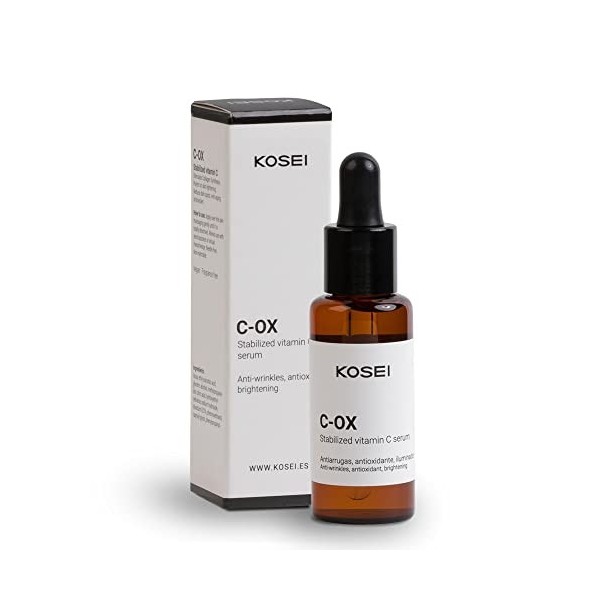 Kosei - C-OX Vitamin C Serum - 30 ml - Soin anti-âge - Effet antioxydant - Pouvoir anti-rides - Amélioration de la luminosité