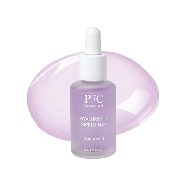 PFC Cosmetic Sérum visage Hyaluronic Serum Ultra Hydratant 30 ml Acide Hyaluronique +2,2% Traitement pour peau plus lisse eff