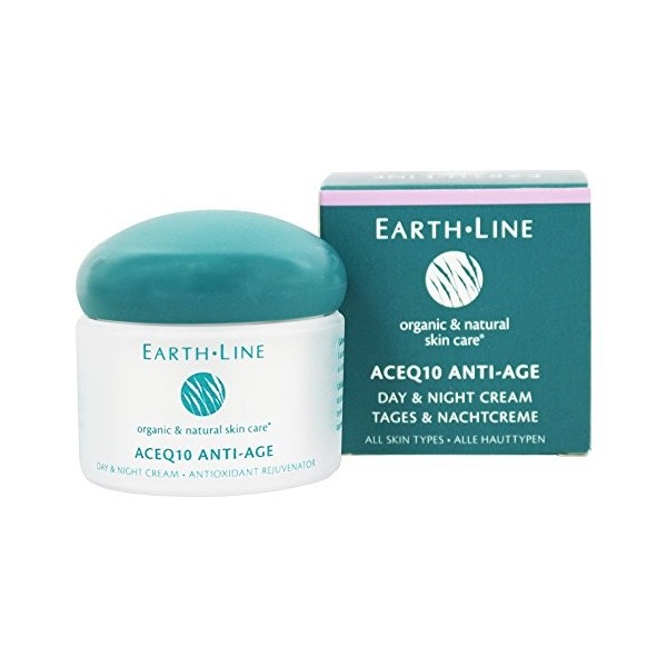 Earth Line Crème de jour et nuit, ACEQ10 anti âge 50ml