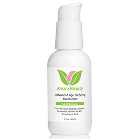 Crème anti-âge visage Crème hydratante visage avec cellules souches de fruits, peptides, acide hyaluronique, resvératrol et v