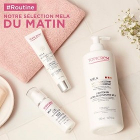 Topicrem - Mela, Crème Jour Unifiante Anti-Taches - Hydrate 24h, Unifie le Teint, Corrige et Prévient l’Apparition des Taches