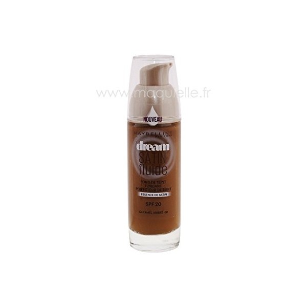 Gemey Maybelline - Fond de Teint Dream Satin Fluide N°68 Caramel Ambré