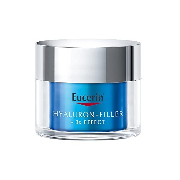 Eucerin Hyaluron-Filler + 3x Effect Gel-Crème Soin de Nuit Booster dHydratation 50 ml