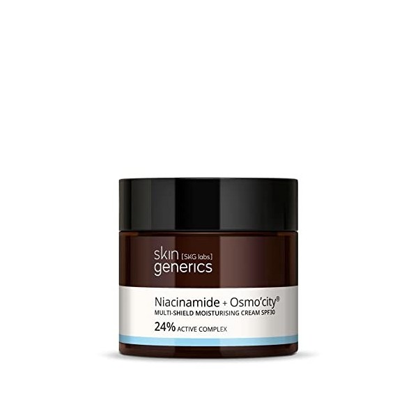 Skin Generics - Crème hydratante pour le visage 50 ml - Crème multi-protection FPS30 Osmocity - Complexe actif 24% - Hydratat