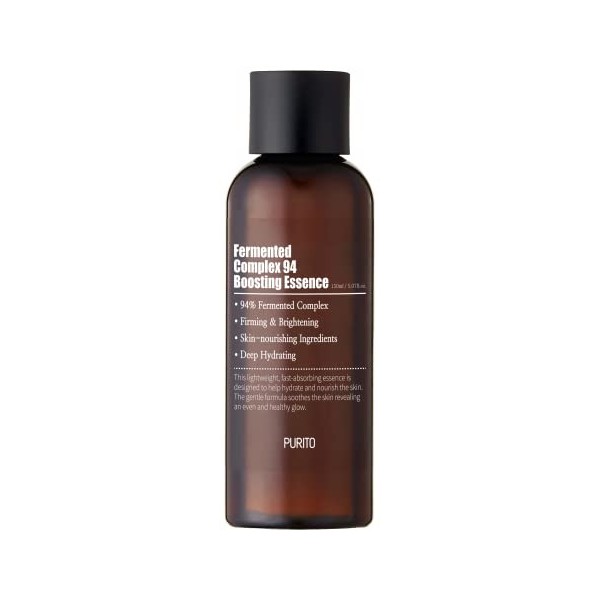 PURITO Fermented Complex 94 Essence Boosting 150 ml Soin de la peau Booster, ingrédients sûrs, naturels, apaisants, fermentat