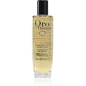 Fanola Oro Therapy Illuminating Fluid with Argan Oil and UV Filter, 100 ml